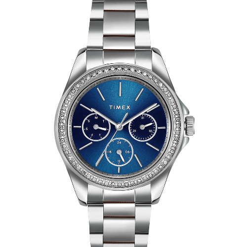Timex Women Blue Round Analog Watch