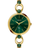 Timex Fria Women Green Round Dial Analog Watch