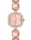 Timex Fria Women Pink Square Analog Watch