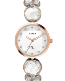 Timex Fria Women Silver Round Analog Watch