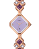 Timex Fria Women Lavender Rhombus Analog Watch