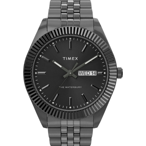 Timex Trend Waterbury 3 Hands Men's Analog Black Dial Coloured Quartz Watch
