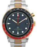 Timex 3 Hands Men's Analog Blue Dial Coloured Quartz Watch