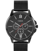 Timex Fashion Collection Premium Quality Multifunction Men Analog Black Dial Coloured Quartz Watch