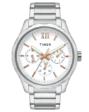 Timex Empera Men's White Dial Round Case Multifunction Function Watch