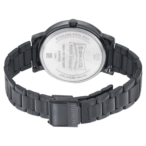 NS8164NM01 Sonata Onyx Black Dial Women Watch With Stainless Steel Strap 4 Untitled design 2 408