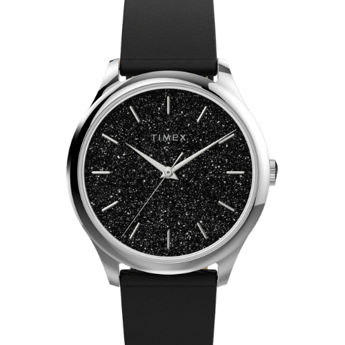 Timex 3 Hands Women's Analog Black Dial Coloured Quartz Watch