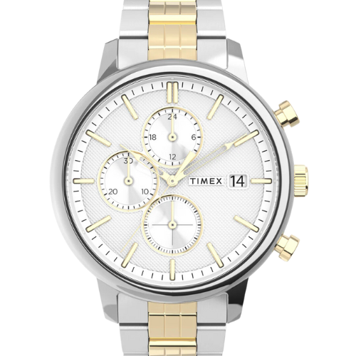Timex Trend 3 Hands Men's Analog Silver Dial Coloured Quartz Watch