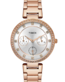 Timex Women Silver Round Dial Analog Watch