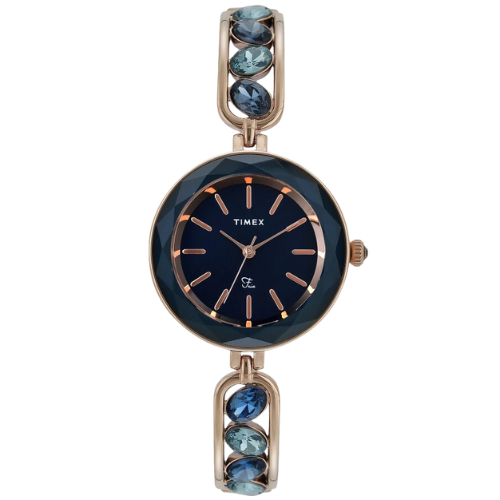 Timex Fria Women Blue Round Dial Analog Watch