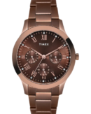 Timex Women Brown Round Multifunction Dial Watch