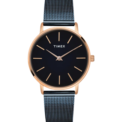 Timex Women Black Round Analog Dial Watch