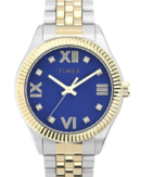 Timex Trend Women Blue Round Stainless Steel Dial Analog Watch