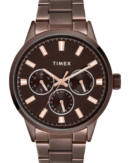Timex Men Brown Round Multifunction Dial Watch