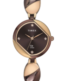 Timex Fria Women Brown Round Analog Watch