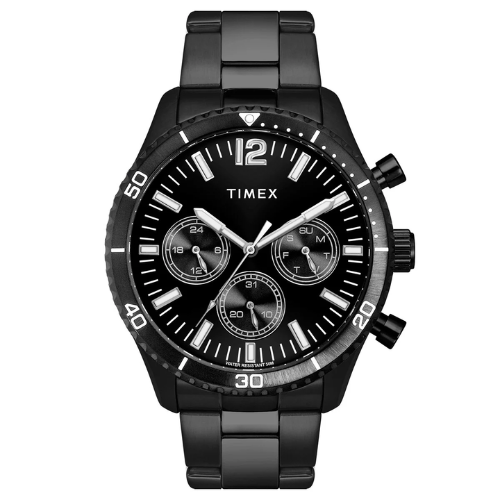 Timex E-Class Premium-Sport Collection Multifunction Men Analog Black Dial Coloured Quartz Watch