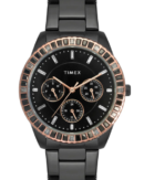 Timex E-Class Premium-Sport Collection Multifunction Women Analog Black Dial Coloured Quartz Watch