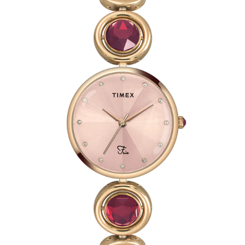 Timex Fria Women Pink Round Analog Watch