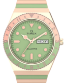 Timex Women Green Round Stainless Steel Dial Analog Watch