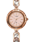 Timex Fria Women Rose Gold Round Dial Analog Watch