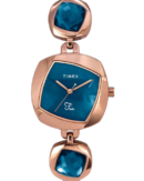 Timex Fria Women Blue Square Analog Watch