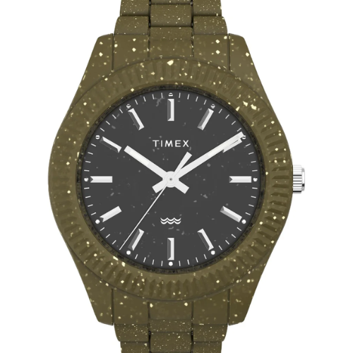 Timex Men Black Plastic Round Dial Analog Watch
