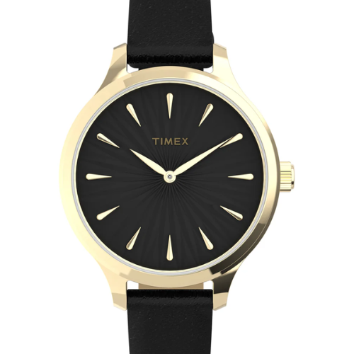 Timex Trend 3 Hands Women's Analog Black Dial Quartz Watch