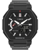 Timex Trend 3 Hands Men's Analog Black Dial Coloured Quartz Watch
