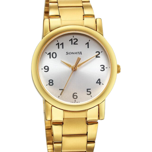 Sonata Classic Quartz Analog Silver Dial