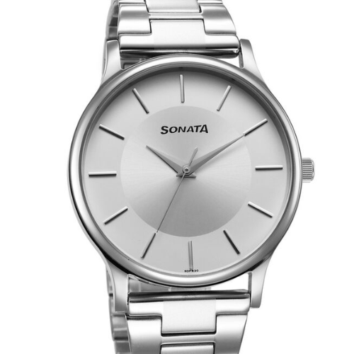 Sonata Aspire Quartz Analog Silver Dial
