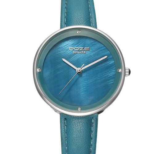 Poze by Sonata Quartz Analog Blue Dial