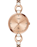 Timex Fria Women Rose Gold Round Analog Watch