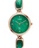 Timex Fria Women Green Round Analog Watch