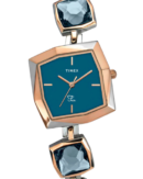 Timex Fria Women Blue Square Analog Watch