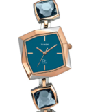 Timex Fria Women Blue Square Analog Watch