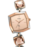 Timex Fria Women Rose Gold Square Analog Watch