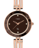 Timex Fria Women Brown Round Analog Watch