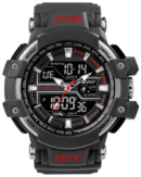 Timex UFC Strength Collection Premium Quality Men's Quartz Analog Black Dial Coloured Quartz Watch