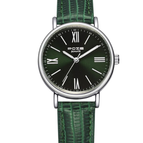 Poze by Sonata Quartz Analog Green Dial