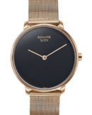 Sonata Sleek Quartz Analog Black Dial