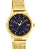 Sonata Classic Gold Blue Dial