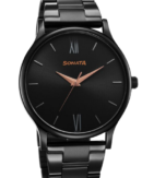 Sonata Aspire Quartz Analog Black Dial