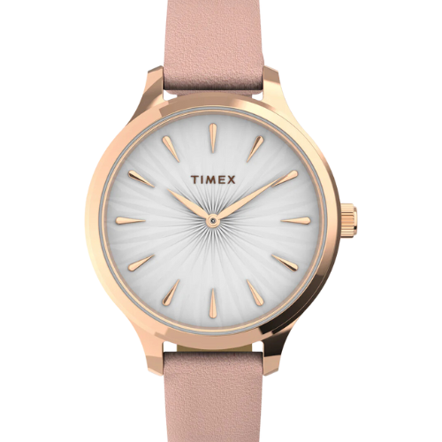 Timex Trend 3 Hands Women's Analog White Dial Quartz Watch