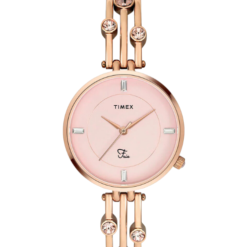 Timex Fria Women Pink Round Analog Watch