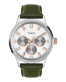 Timex Men White Round Multifunction Dial Watch