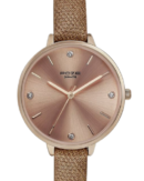 Sonata Poze Quartz Analog Rose Gold Dial