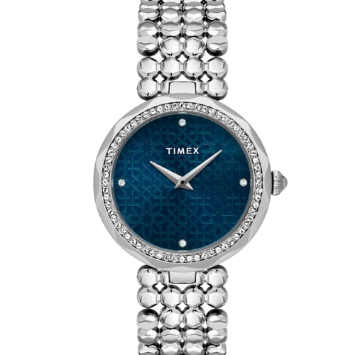 Timex Fria Women Blue Round Analog Watch