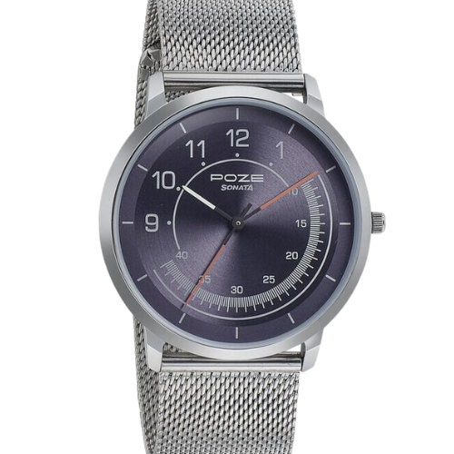 Sonata Poze Quartz Analog Blue Dial