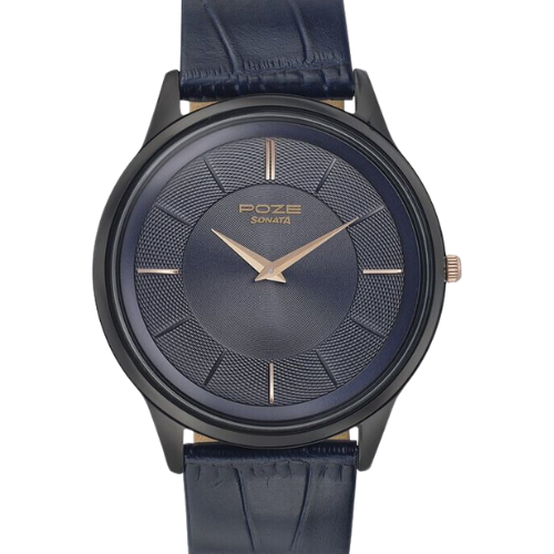 Poze by Sonata Quartz Analog Blue Dial