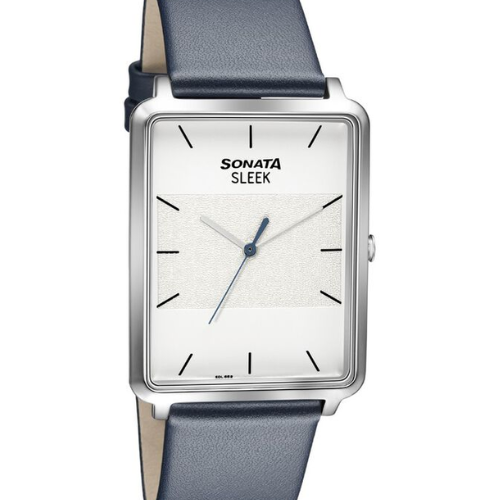 Sonata Quartz Analog Leather Strap Watch